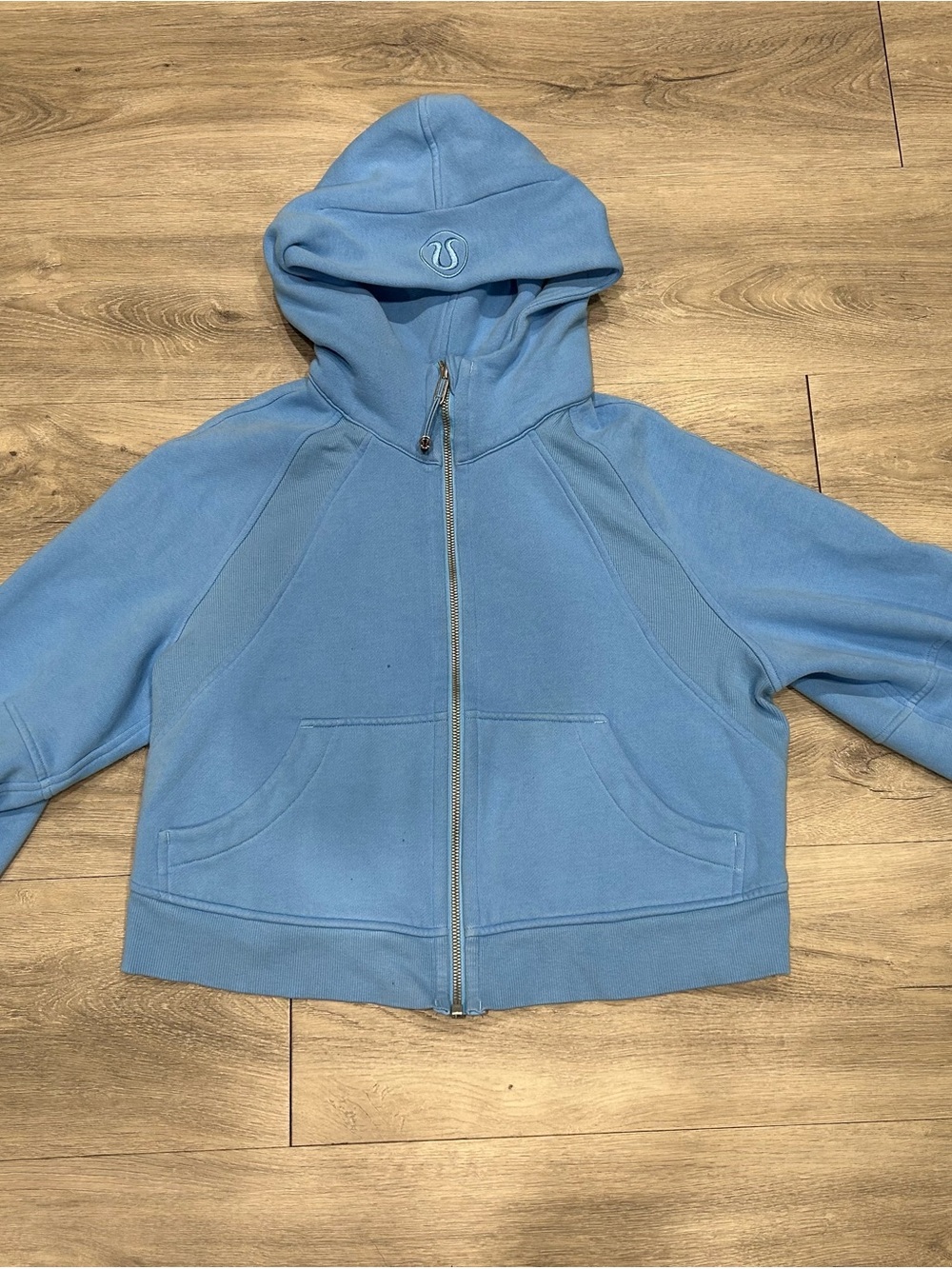Lululemon scuba Light Blue Full-Zip Hooded zip up